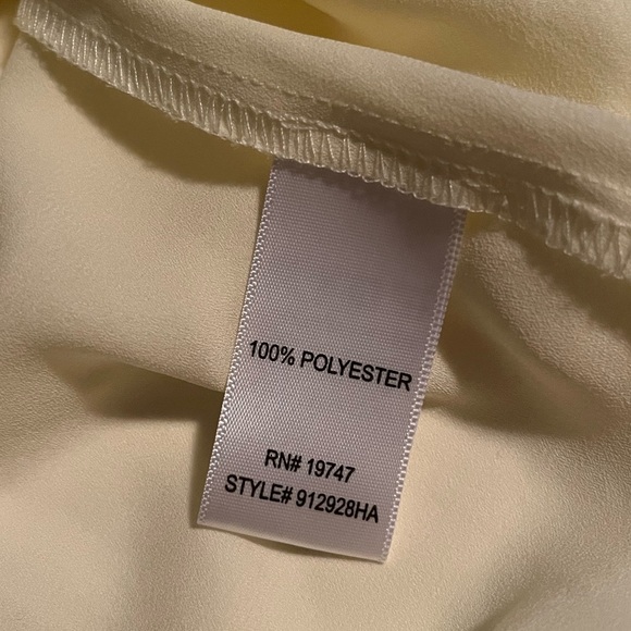 Counterparts Women's Yellow Ruffle Sleeve Top Size XL - Picture 10 of 13